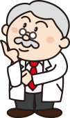 考える博士のキャラクター